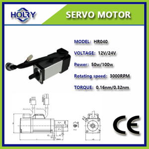 Servomotor Nema16 40mm×40mm 220v 50w 100w Velocidad nominal: 3000rpm