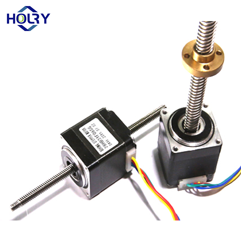 Motor paso a paso de tornillo de avance Nema 8 Tr6 compacto no cautivo: 20 mm de diámetro Bipolar 2 fases 1,8 grados